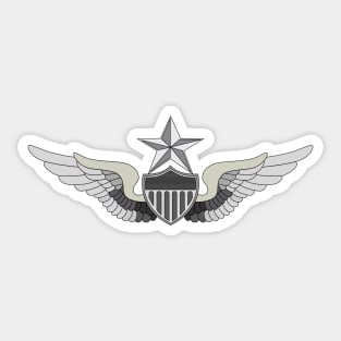 Army Senior Aviator Wings Sticker